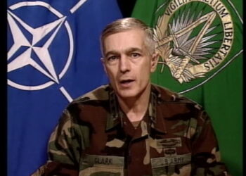 NATO Supreme Commander General Wesley Clark discusses Military Operation Joint Guardian.