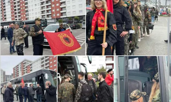 Prizreni i bashkohet protestës së madhe në mbrojtje të UÇK së  autobusët u siguruan nga komuna
