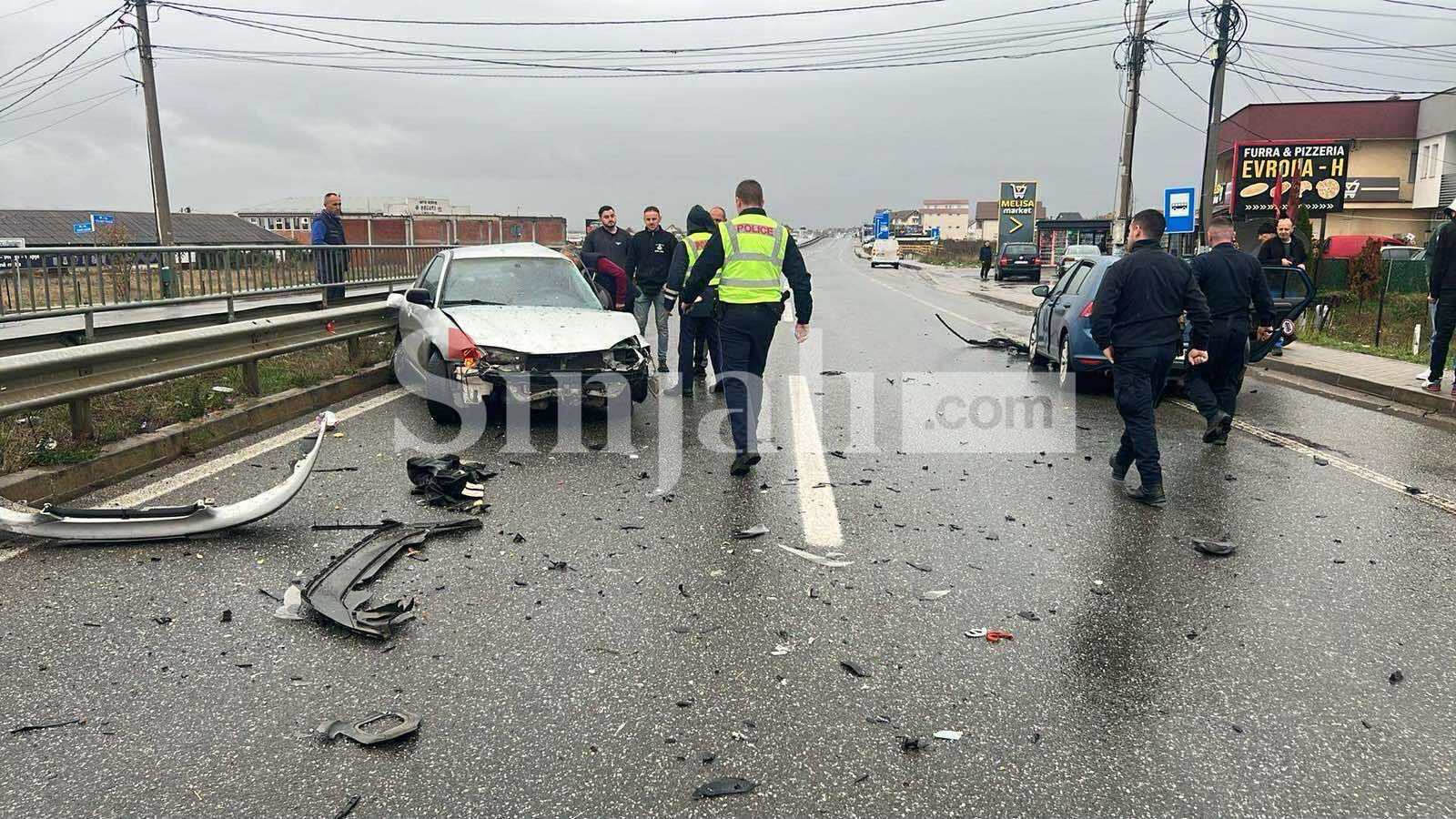 Aksident i rëndë në Stanovc  Policia në vend të ngjarjes