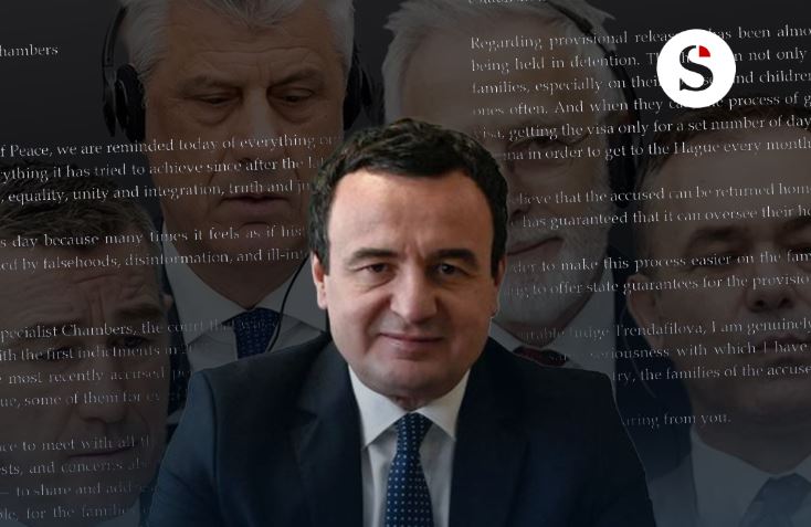 Çfarë i shkroi Kurti kryetares së Gjykatës Speciale  ku kërkoi lirimin e ish krerëve të UÇK së 