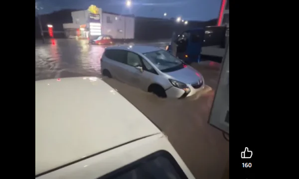 Vërshohet komunikacioni në Gjilan