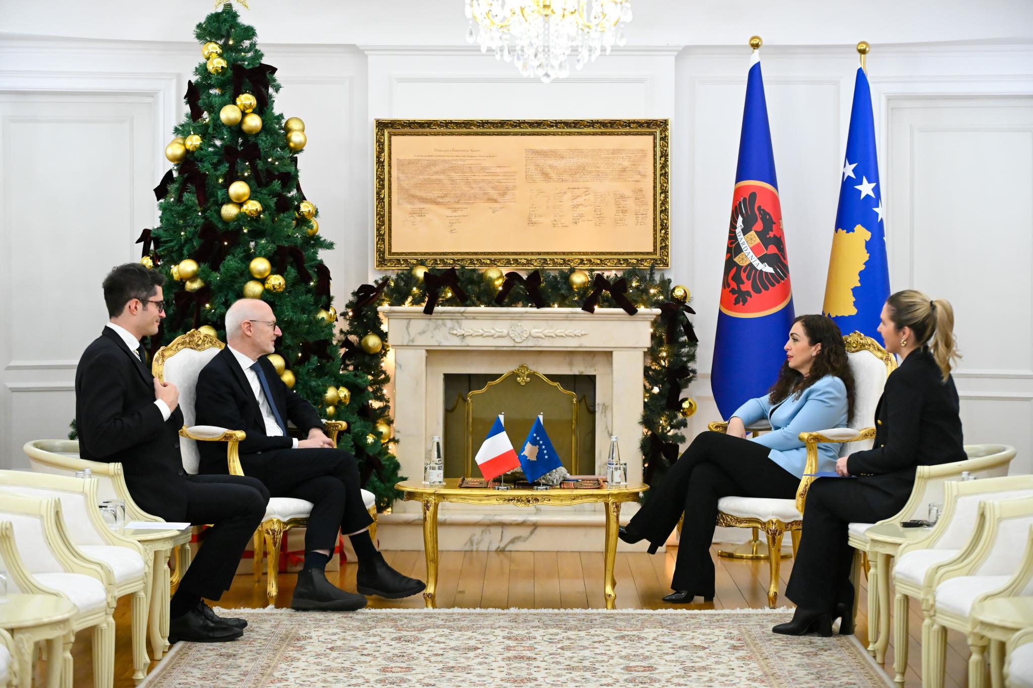 Osmani kërkon heqjen e masave të BE së në takim me ambasadorin Guérot