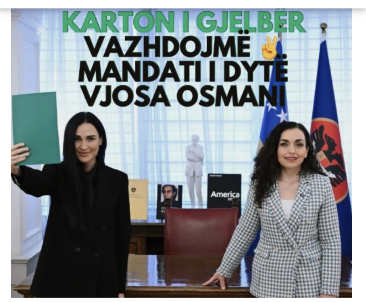 Kur gruaja  voton  për burrin  Bashkëshortja e Ukë Rugovës e do rizgjedhjen e Vjosa Osmanit presidente
