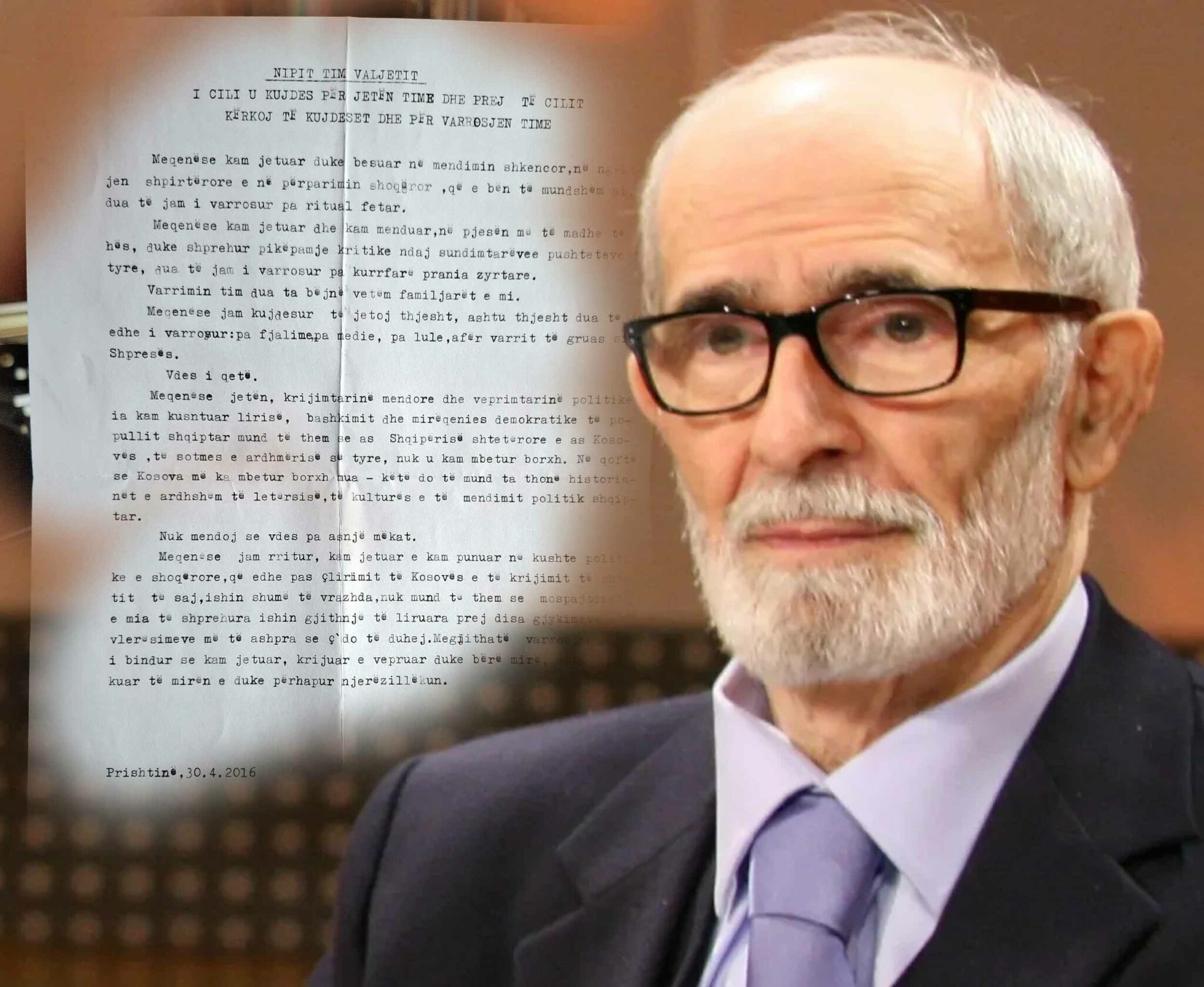 Nipi publikon amanetin e fundit të Rexhep Qosjes