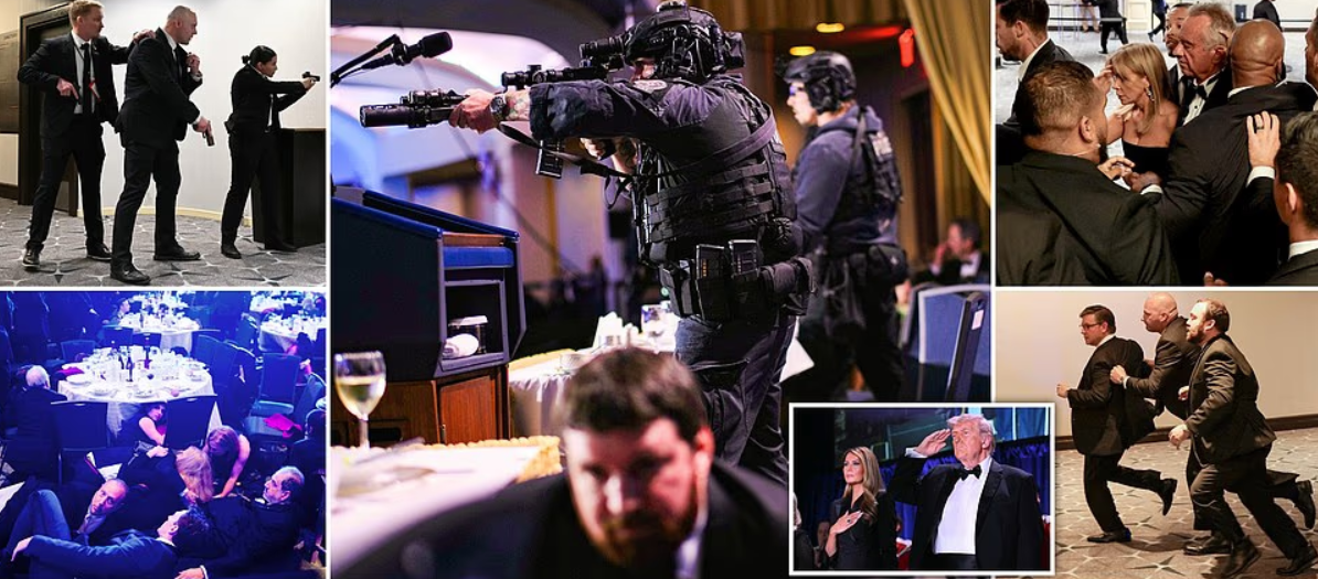 Të shtëna në darkën e korrespondentëve të Shtëpisë së Bardhë  Trump evakuohet  i dyshuari arrestohet