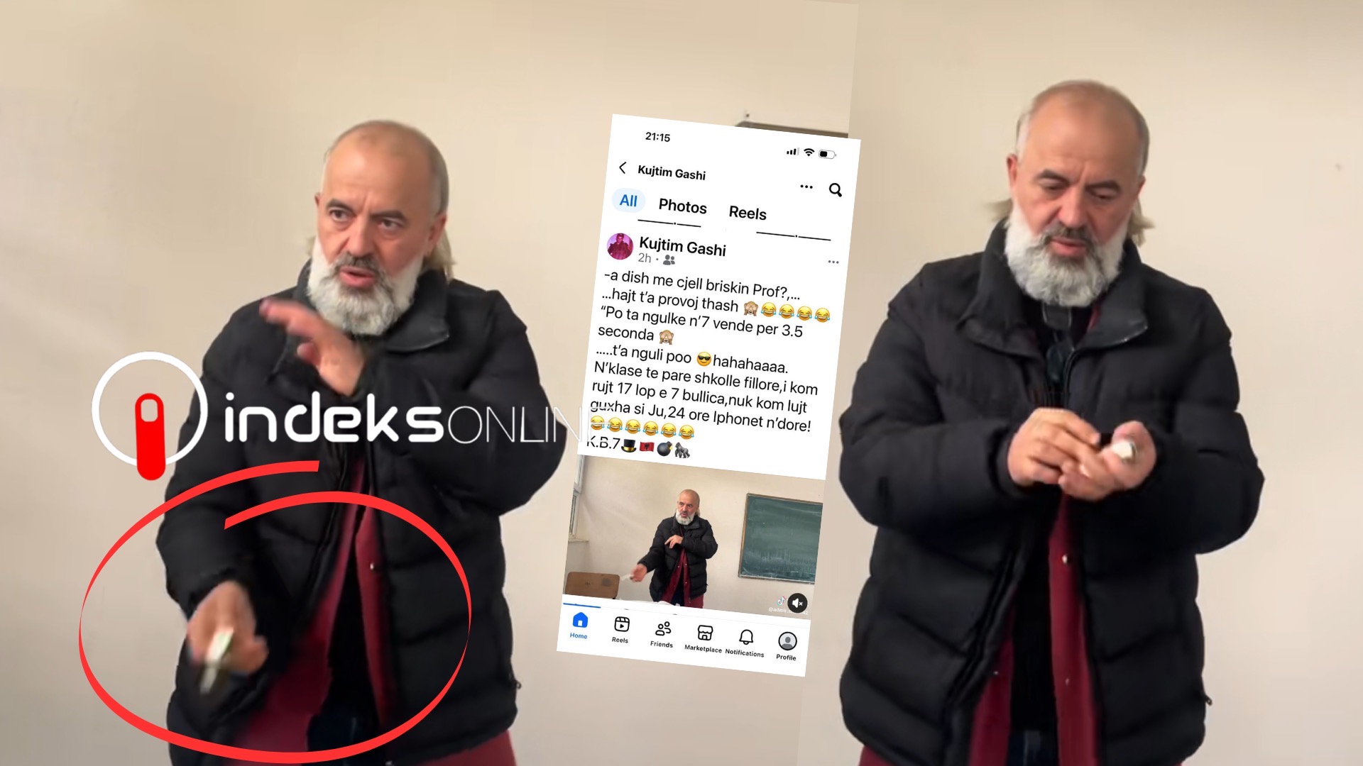 Skandaloze  Profesori nga Rahoveci demonstron në klasë mbrojtjen dhe sulmin me 