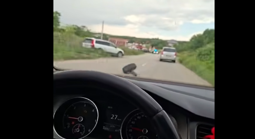 Aksident trafiku në Klinë  raportohet për të lënduar