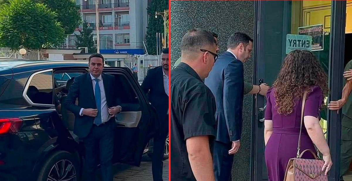 Takimi me Kurtin  Abdixhiku mbërrin në Kuvend i shoqëruar nga Osmani