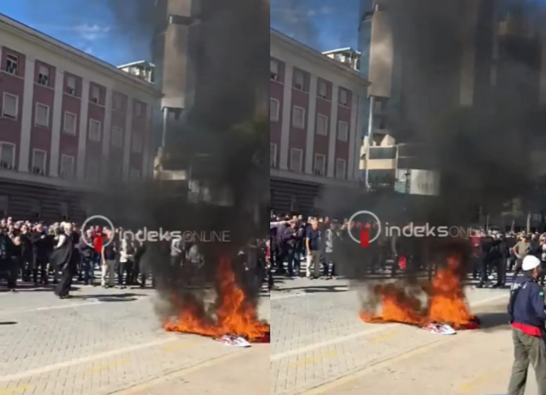  Qeveri e krimit   Digjen karriget e  dialogut   protestuesit kërkojnë dorëheqjen e Kryeministrit